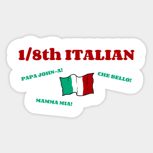 1/8th Italian Sticker